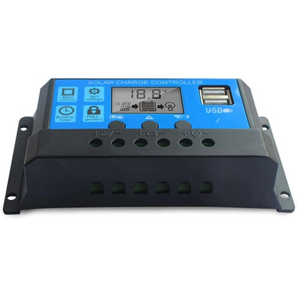 30A Solar Panel Regulator Charge Controller & Timer