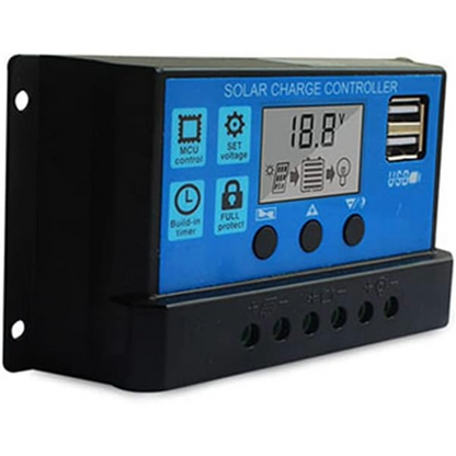 50A Solar Panel Regulator Charge Controller & Timer