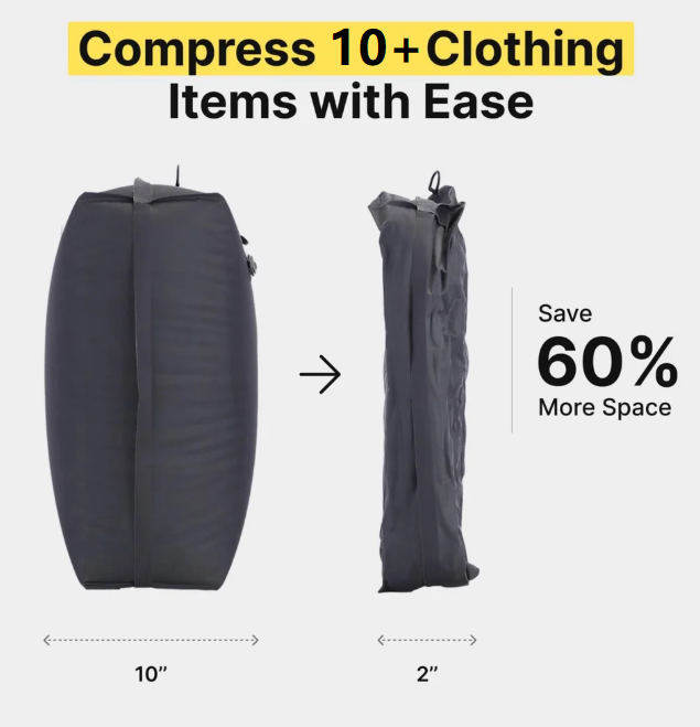 16L Waterproof Vacuum Compression Storage Bag – Travel & Camping Organiser BQF117015