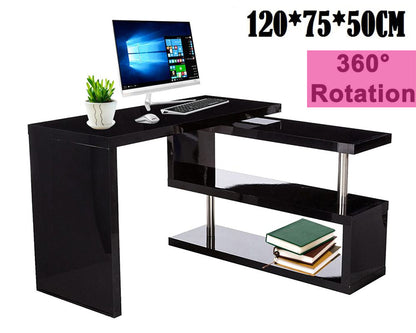Computer Desk Table with bookshelf