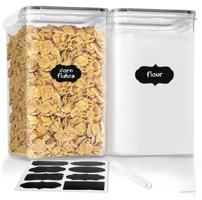 2-Piece Extra Large Food Airtight Pantry Storage Containers (8.5L/Each)
