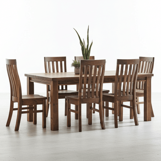 Country Dining Suite - 6 Seater at online8 furniture store Auckland