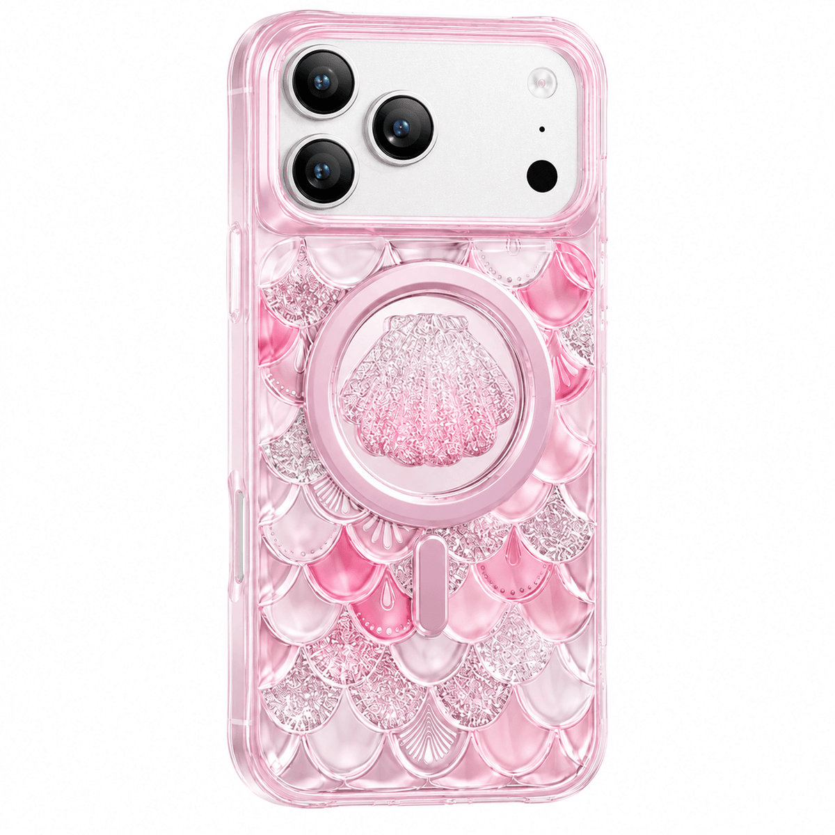 Keephone Iceland Glitter Case for iPhone 17 Pro | 3D Diamond Shell MagSafe Case