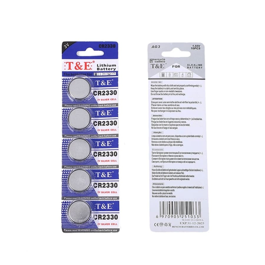 CR2330 Watch Batteries (5 Pack)