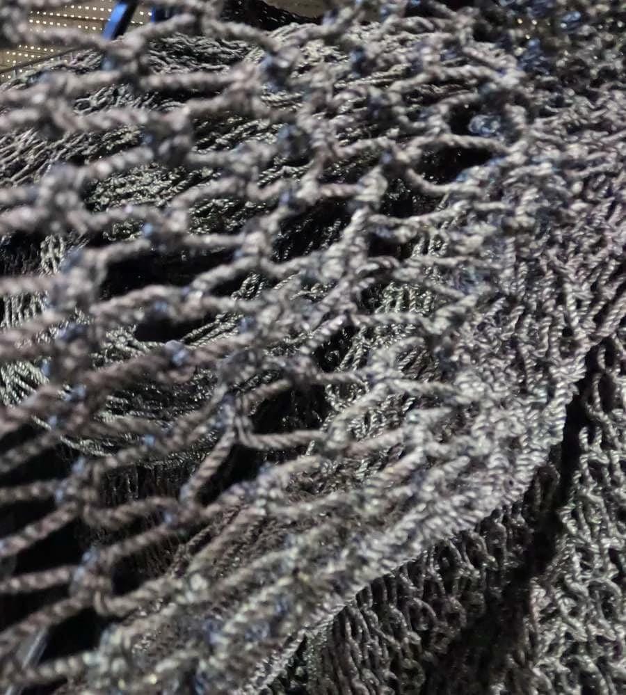 Cray Mesh 45PLY 1.5 inches 45MD Black per meter