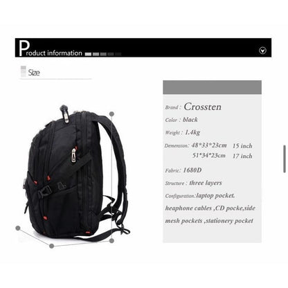 Crossten Backpack ( 45L)