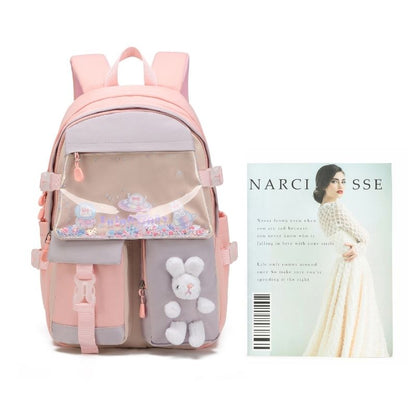 School Bag for Girls & Kids Backpack | Super Cute Bunny