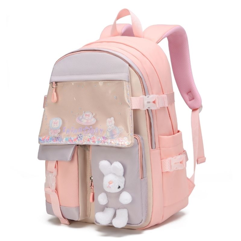 School Bag for Girls & Kids Backpack | Super Cute Bunny