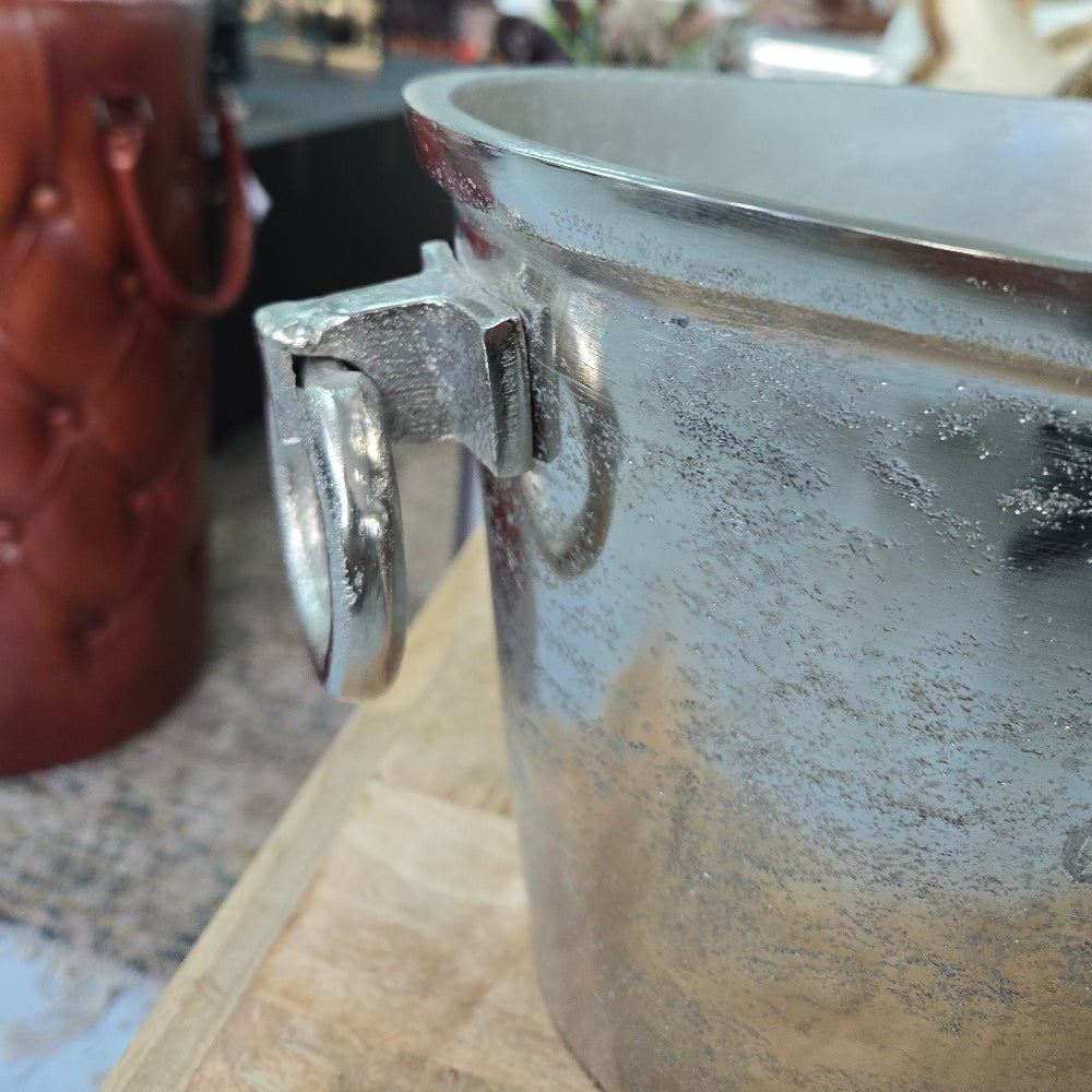 Aluminium Champagne Bucket | Wine Cooler | Champagne Bowl  at online8 furniture store Auckland