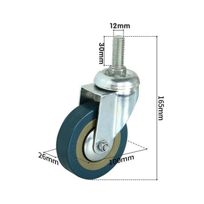 Caster Wheels Trolley Wheels Kit