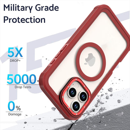 Double Layer Military Grade Protection Magnetic Compatible with iPhone 16 Pro Case