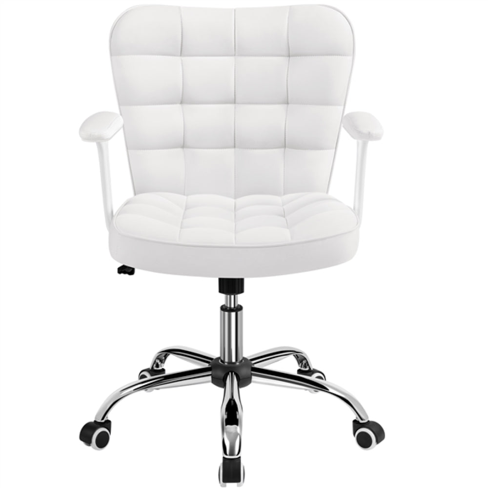 Mid-Back PU Leather Office Task Chair Computer Chair