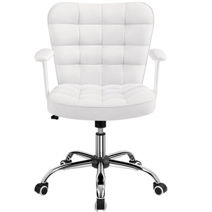 Mid-Back PU Leather Office Task Chair Computer Chair