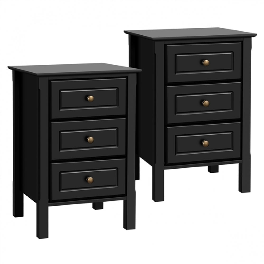 2x Side Table Nightstand End Table