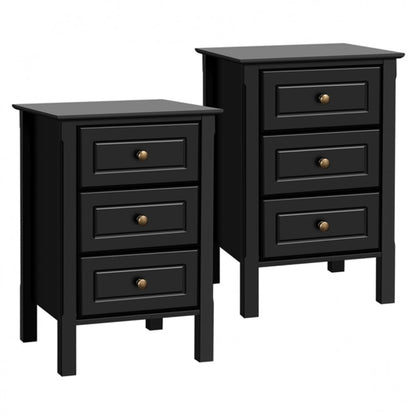 2x Side Table Nightstand End Table