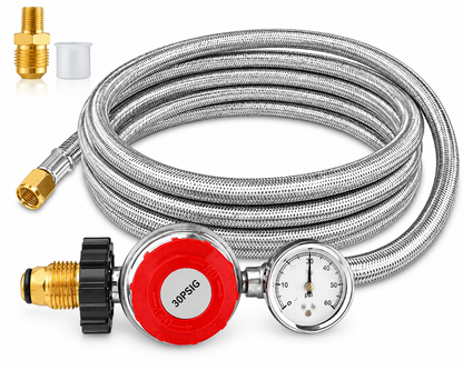 High Pressure Propane Regulator Hose 12ft