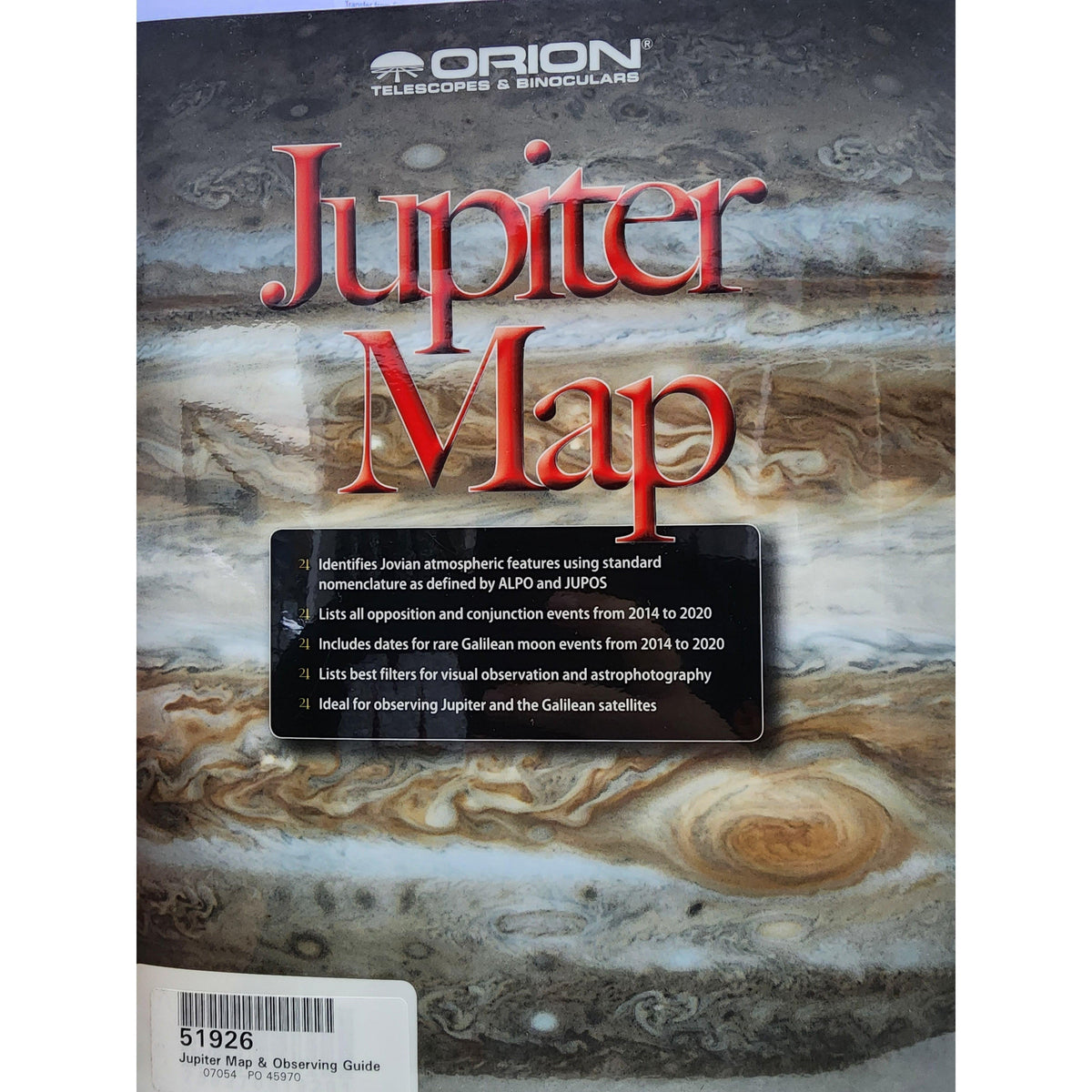 Orion Jupiter Map