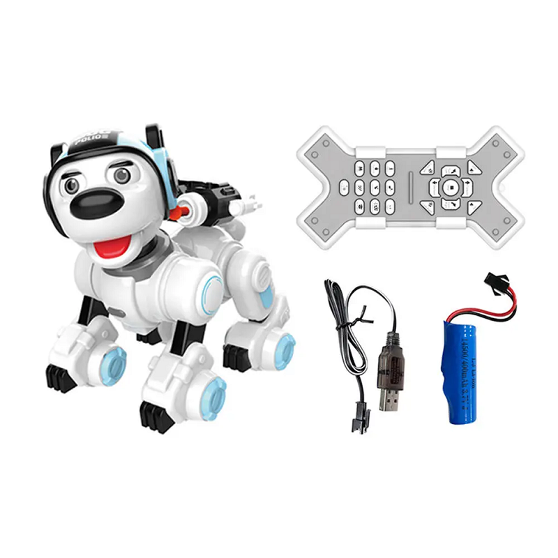 RC Smart Dog Patrol Dance Sing Shooting RC Robot Toy Gift