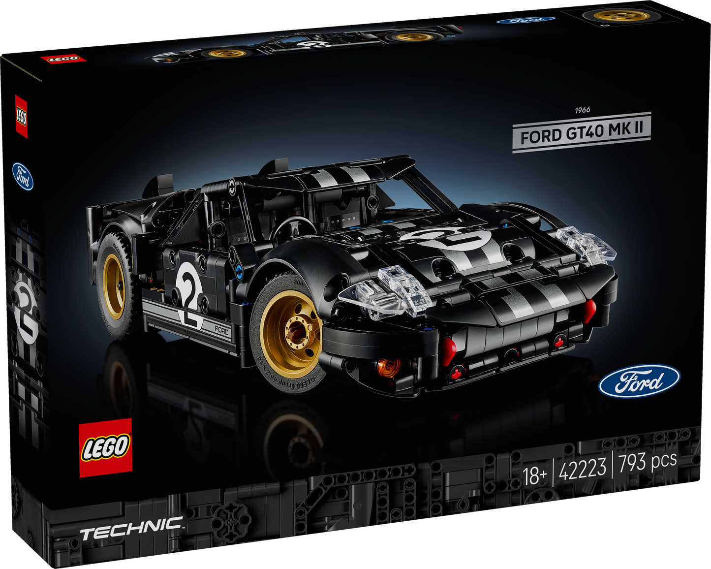 LEGO Technic: 1966 Ford GT40 MKII Race Car (42223)