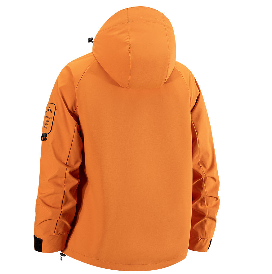 Unisex 3-in-1 Detachable Outdoor Jacket Waterproof Windproof Mountain Coat