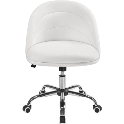 Velvet Armless Office Chair