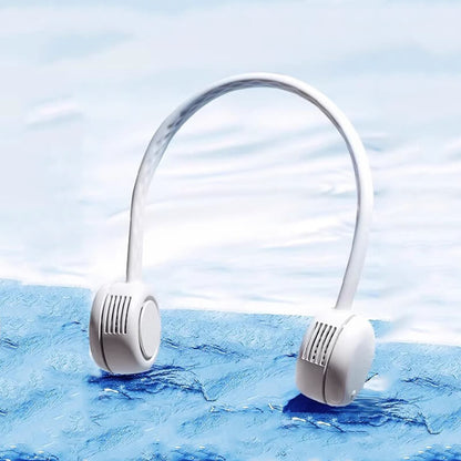 Mobie Portable Bladeless Stylish Neck Fan with Silicone Tube