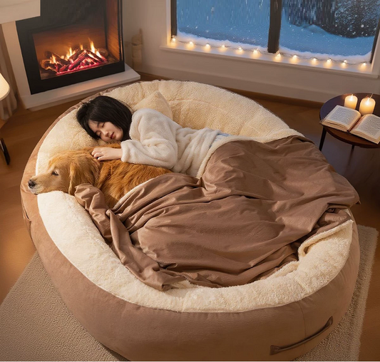 Human Sized Cosy Dog Beds Washable