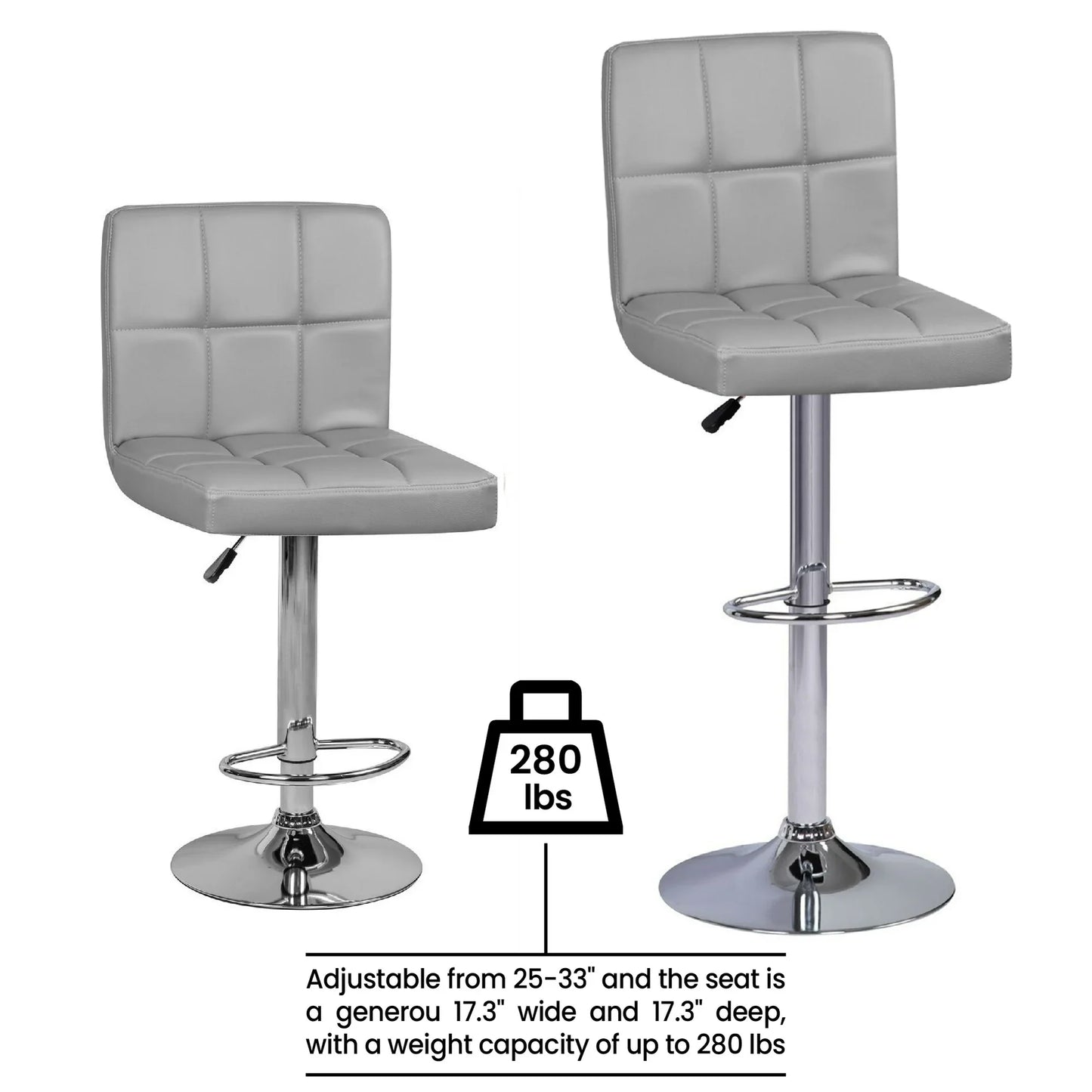 Bar Stool Height Adjustable Bar Stool