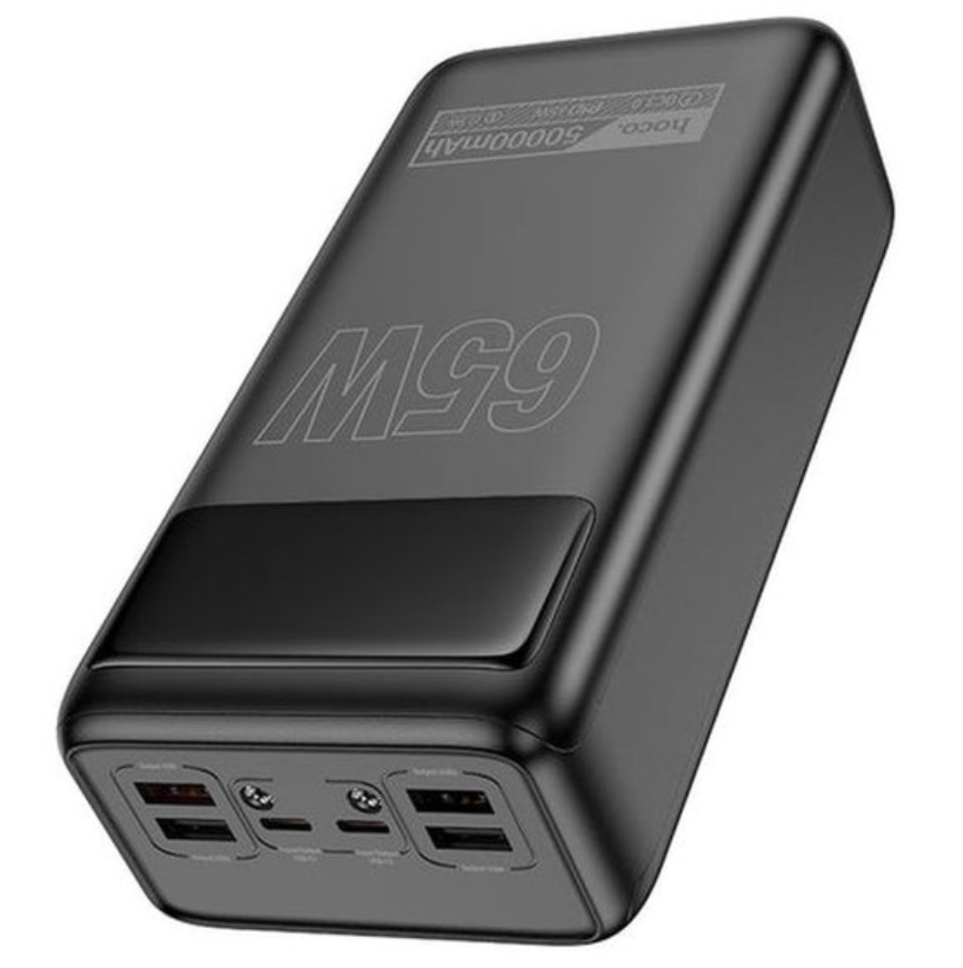 65W PD+QC Power Bank with LED % Display & Torch Light (50000mAh) – DB81A