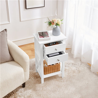 70cm Tall Bedside Table End Table