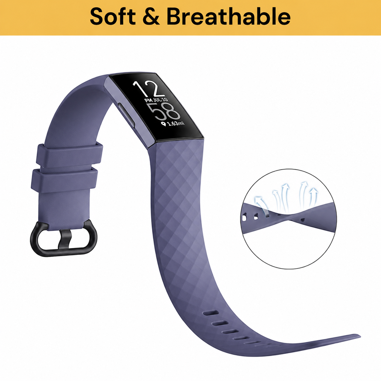 Fitbit Charge 3 / 4 Strap Fitbit Belt (Large)