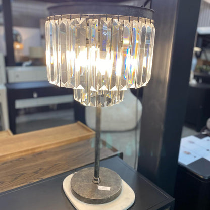 Deco Crystal Table Lamp at online8 furniture store Auckland