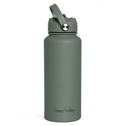 Bundle: Pea Green 1L Insulated Bottle + DayTrip Mini Bag