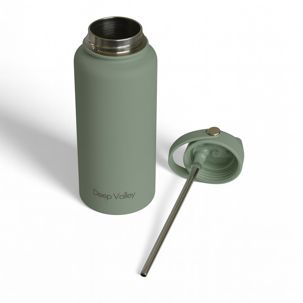 Pea Green - 1L/34oz Insulated Water Bottle