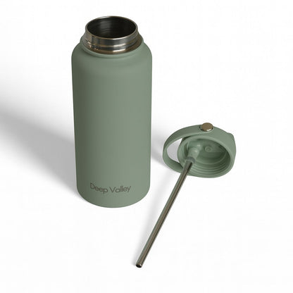 Pea Green - 1L/34oz Insulated Water Bottle