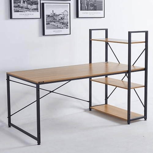 Desk with Bookcase | Home Office Desk  at online8 furniture store Auckland