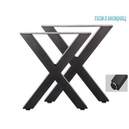 Metal Table Legs desk Bench Legs X Shape