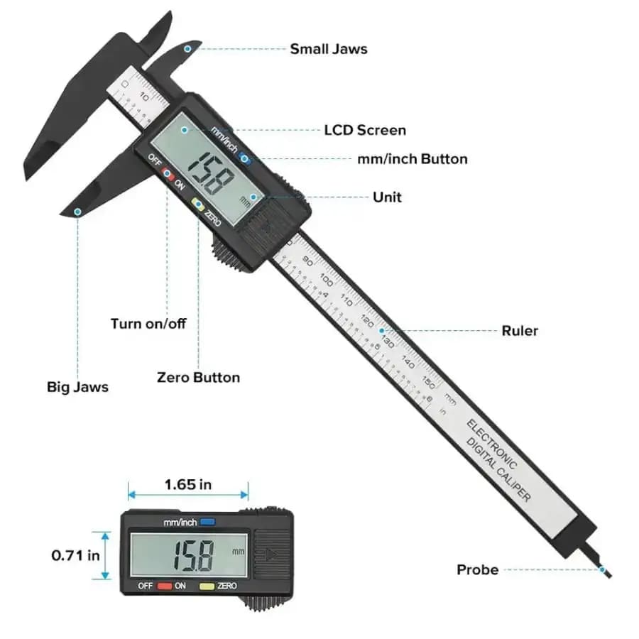 Digital Vernier Caliper (0mm - 150mm)