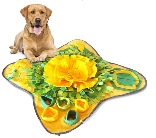 Dog Snuffle Mat Slow Feeder Food Puzzles Treat Dispenser Stress Relief