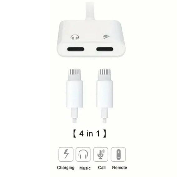 Double Lightning Y Cable Adapter
