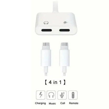 Double Lightning Y Cable Adapter