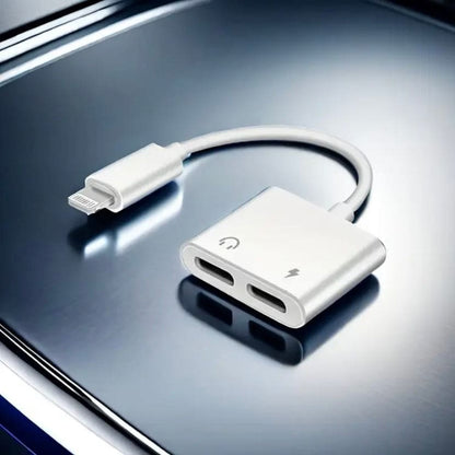 Double Lightning Y Cable Adapter