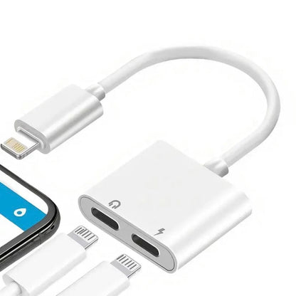 Double Lightning Y Cable Adapter