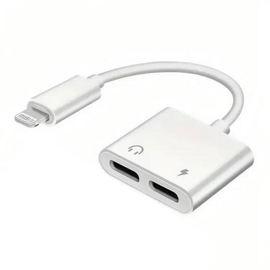 Double Lightning Y Cable Adapter