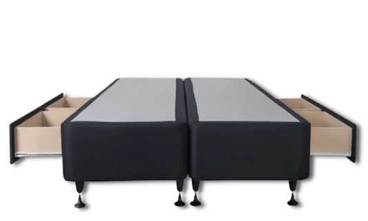 Double Split Base with 4 Deep Drawers - NZ Made at online8 furniture store Auckland