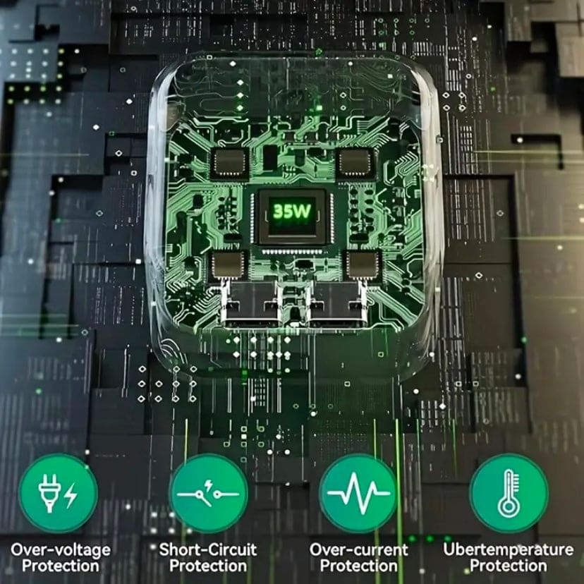 Double Type C Power Adapter Wall Plug (NZ / AUS)