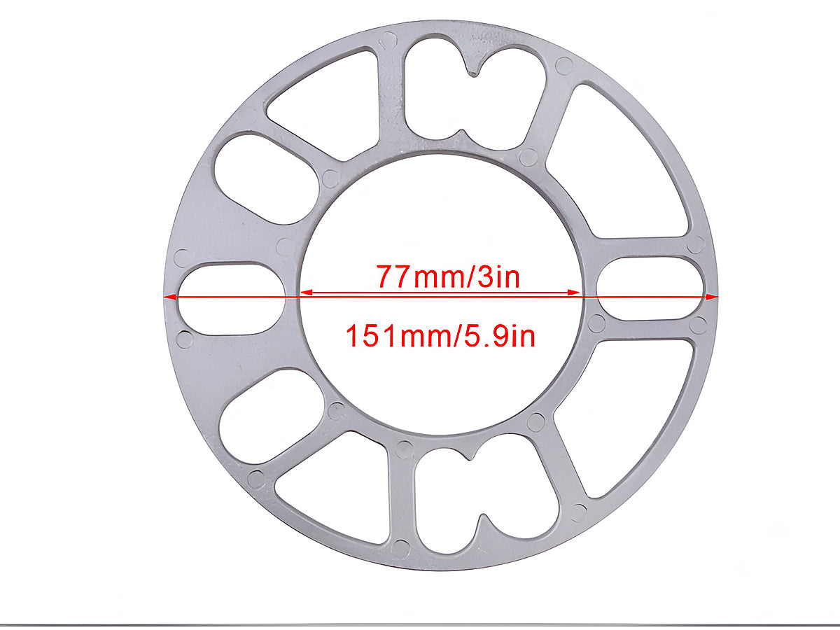 Wheel Spacers 10mm HUB CENTRIC SLIP ON SPACERS