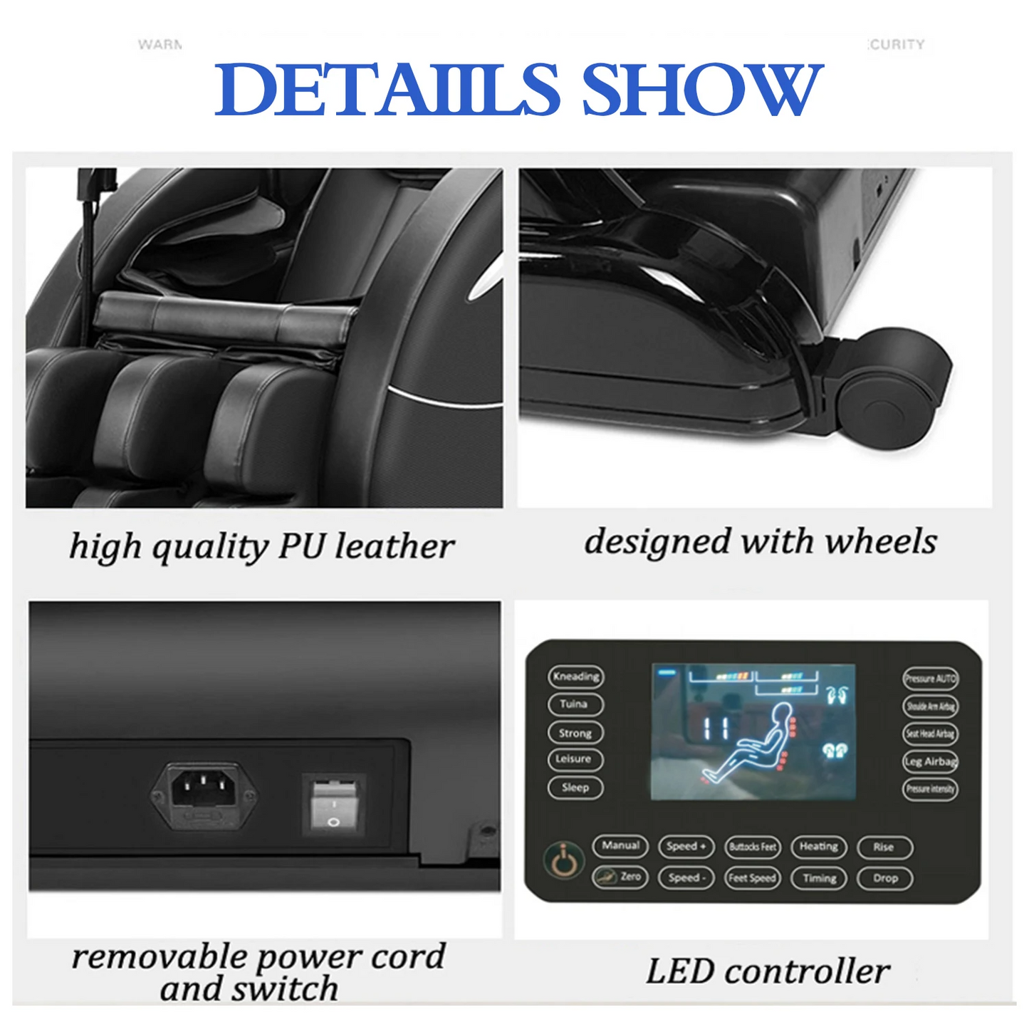 Massage Chair Full Body Zero Gravity Shiatsu