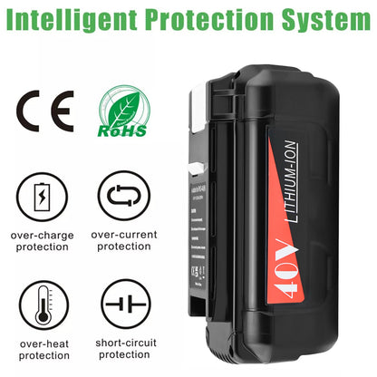 Ryobi 40V Battery 5Ah Battery Replacement Compatible