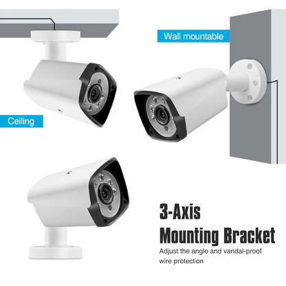 Security Camera System POE Camera CCTV 1TB Storage